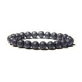 thumbnail image 2 of Main Gemme Semi-Précieuse 8mm Perles Rondes Bracelet Extensible 7 Uni lava, 2 of 2
