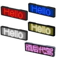 thumbnail image 3 of AMERTEER Badge LED Numérique Rechargeable DIY Programmable Défilement Message Marque Mini Affichage LED Étiquette de Nom pour Fête Événement Conférence, 3 of 9