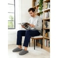 thumbnail image 6 of Northblanc Men's Fuzzy Scuff Slippers Comfy Winter Warm Indoor House Shoes Fur Lined, 6 of 9