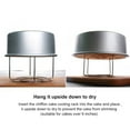 thumbnail image 3 of Yammee Pack Of 2 Cake Cooling Stands Stainless Steel Baking Rack Round Dessert Steamer, 3 of 8
