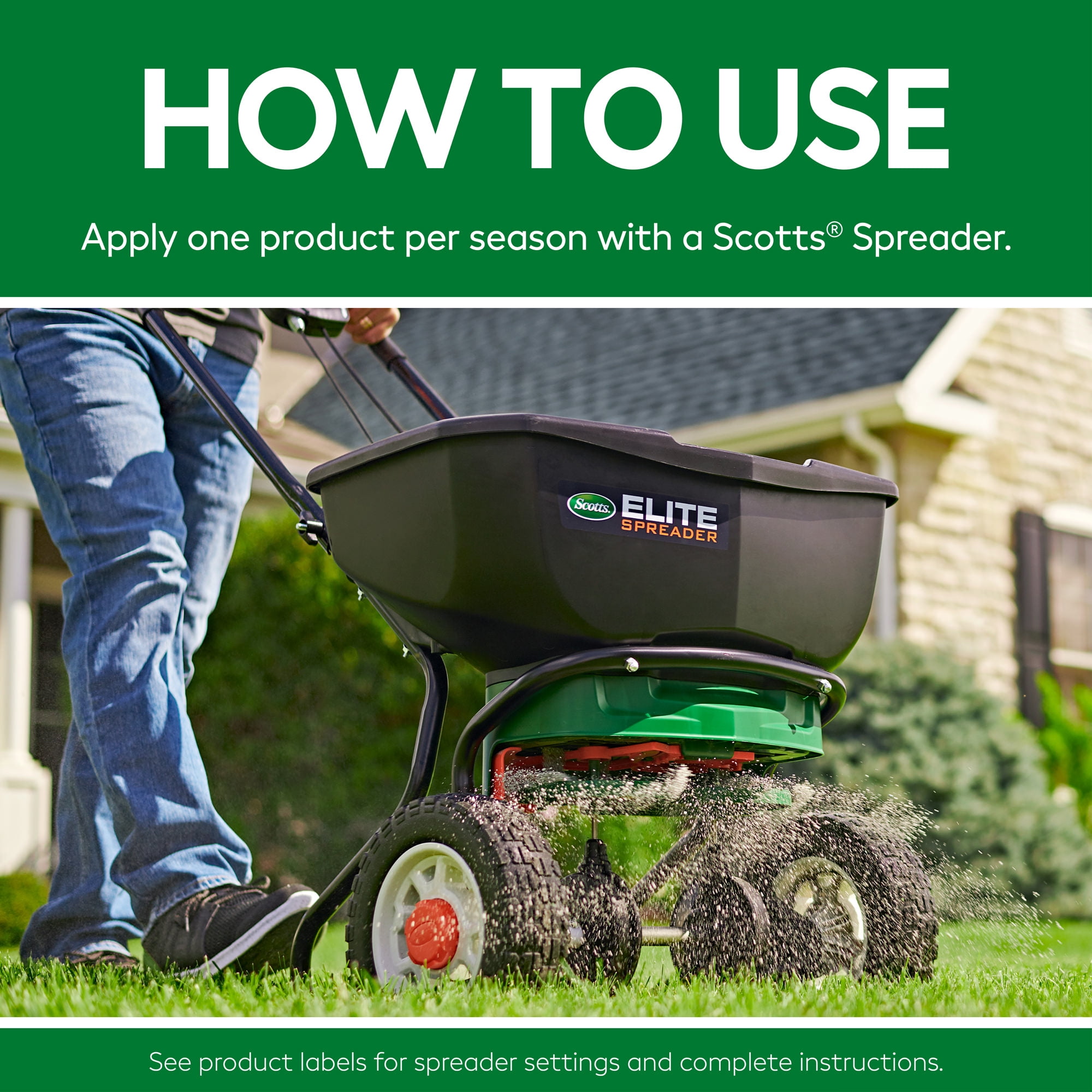 Scotts Turf Builder Weed & Feed5, SummerGuard and WinterGuard, 3 Bag Bundle, Large Lawns