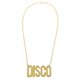 thumbnail image 2 of Disco Necklace Alloy Necklace for Decoration Golden Hip Hop Jewelry, 2 of 5