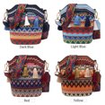 thumbnail image 3 of Bolso Vintage para mujer, bohemio, con borlas, correa para el hombro, bandolera ajustable Eccomum Azul claro, 3 of 7