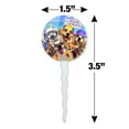 thumbnail image 6 of No Dogs on Beach Selfie Golden Retriever Westie Pug Cupcake Picks Toppers Decoration Set of 6, 6 of 7