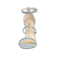 thumbnail image 6 of BLISSFUL STEP Women's Rhinestone Ankle Strap Heel Sandals, 6 of 7
