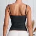 thumbnail image 3 of Camisole Tank Tops for Women Sexy Cami Strappy Sleeveless Tank Tops Crewneck Slim Stretch Going Out Tops Aesthetic Streetwear, 3 of 5