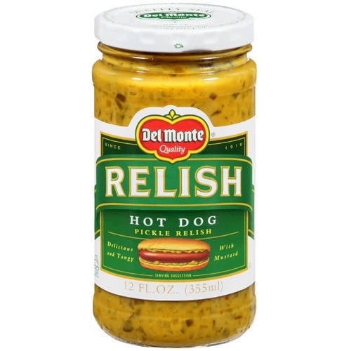 Del Monte Hot Dog Pickle Relish, 12 fl oz