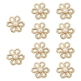thumbnail image 4 of HILABEE 10Pcs Flower Jeans Buttons Jeans Tighten Waist Buckles for Dress Loose Jeans Light Gold, 4 of 9