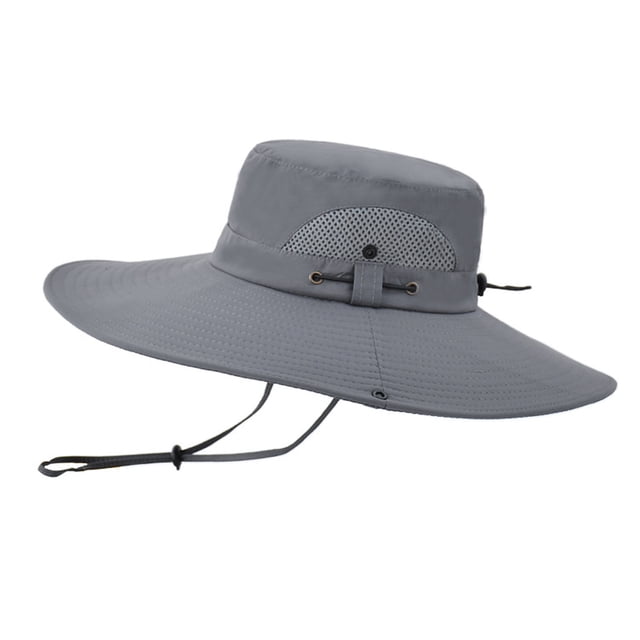 Sombrero de sol para hombres/mujeres, impermeable de ala ancha, sombrero plegable Boonie para pesca, senderismo, jardín