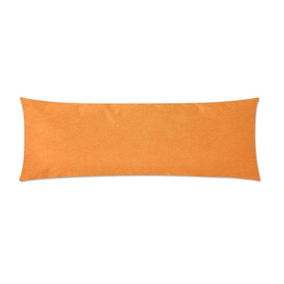 MKHERT Orange Body Pillow Pillowcase Pillow Protector Cushion Cover 20x60 Inch