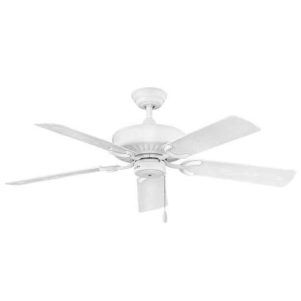 Hinkley Lighting 901652f Nwa Oasis 52 5 Blade Indoor Outdoor Ceiling Fan White Com Hinkley Lighting 901652f Nwa Oasis 52, 42 Outdoor Ceiling Fans