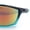 Black Teal Frame - Orange Mirror Lens, variant on SA106 Sport Wrap Sunglasses UV400 Mirror Lens Lightweight Active Eyewear Black Blue Frame - Blue Mirror Lens