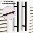 thumbnail image 5 of 10 Pack 5 Inch Cabinet Pulls Matte Black Stainless Steel Kitchen Cupboard Handles Cabinet Handles 5, 5 of 5