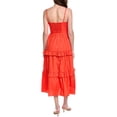 thumbnail image 2 of Adrianna Papell womens  Smocked Midi Dress, 4, Orange, 2 of 3