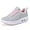 Grey Pink 7706, variant on Platform Sneakers for Women Air Cushion | Walking Shoes Women Comfortable All Day | Thick Rocker Bottom