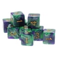 thumbnail image 1 of 10 piezas D6 Dados acrílicos Sunnimix de seis caras juegos de Dados, 1 of 8