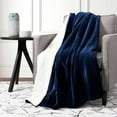 thumbnail image 1 of Life Comfort - Ultimate Faux Fur Throw (Blue), 1 of 4