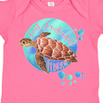 thumbnail image 4 of Inktastic Fort Lauderdale, Florida Swimming Sea Turtle with Bubbles Boys or Girls Baby Bodysuit, 4 of 5