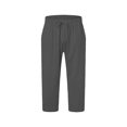 thumbnail image 5 of Blekii Men's Casual Summer Shorts, Solid Color Cotton Flat Front Shorts, Fashionable Lightweight Bottoms for Hot Weather, Versatile Pants for Beach, Lounge, Or Daily Outings,, 5 of 9