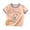 Pink B, variant on loopsun Toddler Summer Tops, Summer Printed Round Neck Short Sleeve Top for Children Boys And Girls Pink 6-9 Months