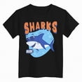 thumbnail image 4 of TOWED22 Toddler Little Boy Summer Dinosaur Clothes Funny Letter Short Sleeve Tshirt Tops Boy Summer Tee Top 1T 2T 3T 4T 5T(Black,13-14 Y), 4 of 4