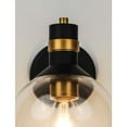 thumbnail image 5 of Maxim 10319 Cabin 1 Light 13" Tall Led Outdoor Wall Sconce - Bronze / Gold / Clear Glass, 5 of 5