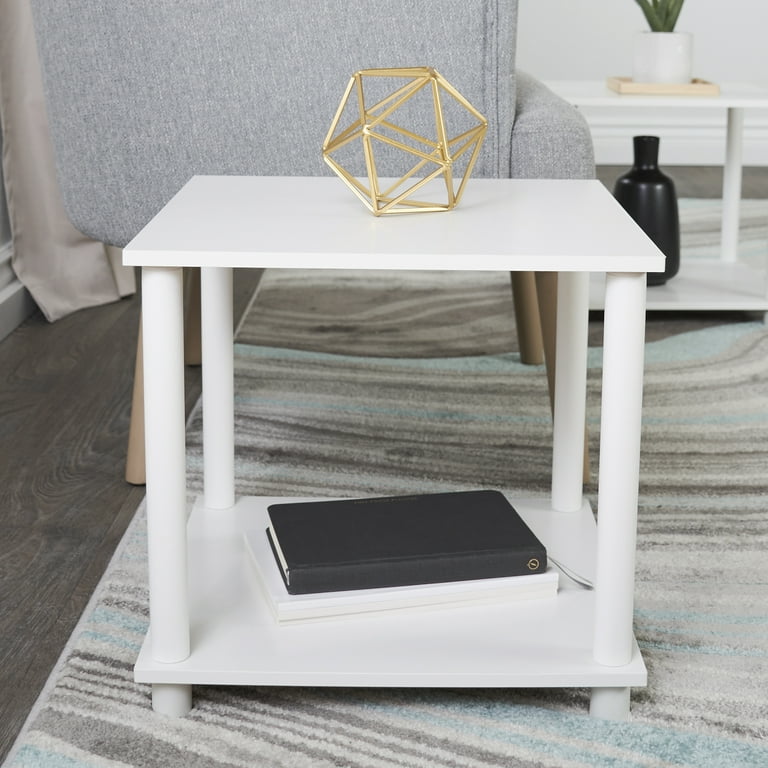 Small white on sale end table walmart