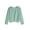 Celadon Green, variant on Arshiner Girls Casual Twist Front Lightweight Sweatshirt Tie Dye Printed Long Sleeve Crop Tops Pullover