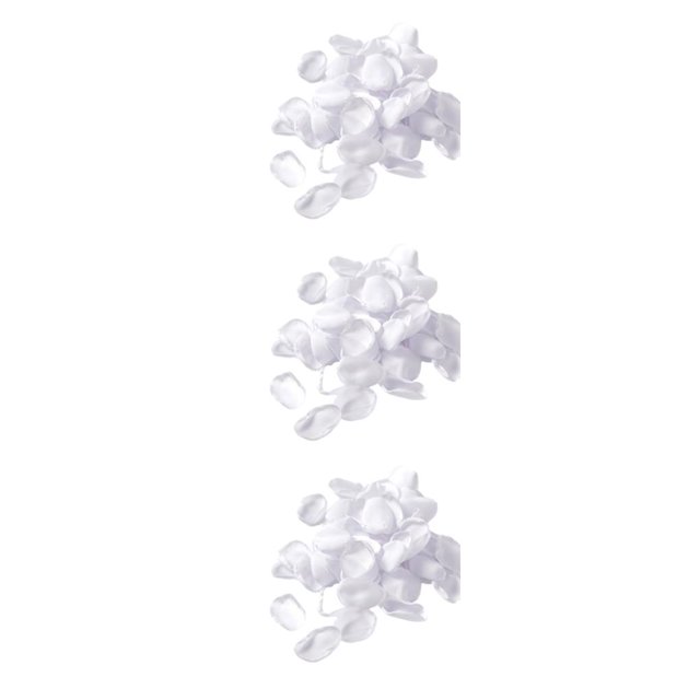Pétalos de Rosa Artificiales Moyic de Seda Color Blanco Sólido