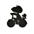 thumbnail image 2 of Hallmark Christmas Ornament (Peanuts Snoopy and Woodstock on Bicycle, Metal), 1 count, 2 of 7