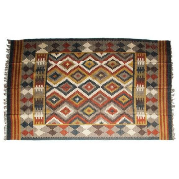 Wool Jute Kilim Rug 8'x10' - AA8000R6