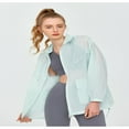 thumbnail image 5 of LYMAYTER ‌Women's UV Protective Hooded Jacket UPF50+ Ultra-Thin Cooling Sun Shirt Long Sleeve Rash Guard, 5 of 9