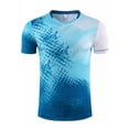 thumbnail image 4 of inlzdz Soccer Uniforms for Kids Boys Football Jersey Shirts V Neck Practice T Shirt Sport Athletic Sky Blue M, 4 of 7