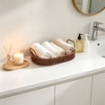 thumbnail image 5 of Woven Storage Basket with Handles — Versatile Plastic Fruit, Snack, and Bathroom Organizer for Home, Kitchen, and Office Decor, 5 of 5