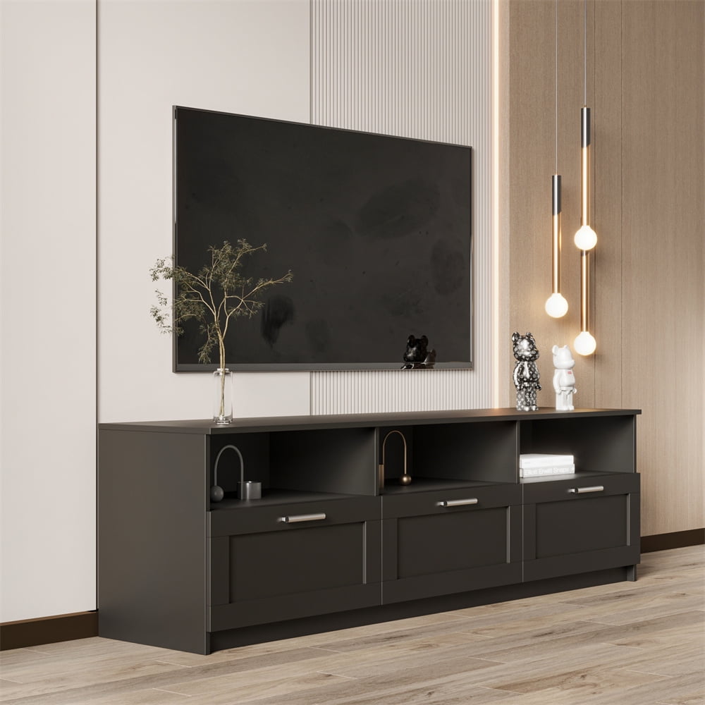 Amazon.com: Modern TV Stand for 70'' TV with 4 Drawers