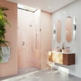thumbnail image 2 of Illume 56.5 in. x 78 in. Wall Hinged Glass Shower Enclosure, 2 of 7