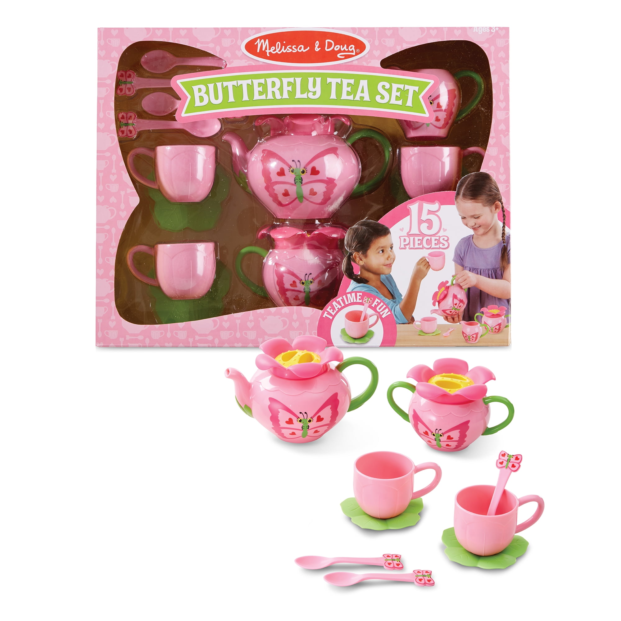 Three of us Family tea set  with a filter holes and storage bag