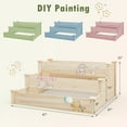 thumbnail image 3 of Laijoy 3-tier Raised Garden Bed, Tiered Garden Box w/Open-ended Base, Fir Wood Elevated Planter Box ，Perfect for Patio, Backyard, 3 of 8
