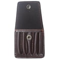 thumbnail image 3 of TOURBON Hunting Leather Rifle Cartridge Holder 5 Round Ammo Wallet Pouch, 3 of 6
