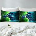 thumbnail image 3 of Erosebridal Speed Dirt Bike Comforter Cover , Lightning Bedding, Super Cozy, 2pcs (No Comforter), 3 of 6