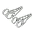 thumbnail image 4 of Soporte para faro de motocicleta, repuesto de soporte de lámpara para montaje en cabeza de tubo de horquilla plateada de 33 a 41mm, 2 uds., 4 of 5