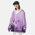 thumbnail image 3 of Fotbe Lavender Roses Arrangement Chaqueta con Protección Solar UPF 50+ para Hombre y Mujer, Camisa con Capucha y Bolsillos-Medium, 3 of 7