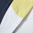 thumbnail image 6 of Kalauyu Mens Athletic Short Sleeve Round Neck Cotton Blend T Shirts Two Tone Side Panel Soft Breathable Summer Daily Color Block Casual Gym Tees, 6 of 9