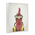 thumbnail image 4 of Stupell Industries Hipster Bird & Headphones Animals & Insects Painting White Framed Art Print Wall Art, 16 x 20, 4 of 10