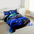 thumbnail image 3 of Castle Fairy Kids Children Speed Race Car Twin Comforter Sets,Sport Bedding Set, 3 of 8