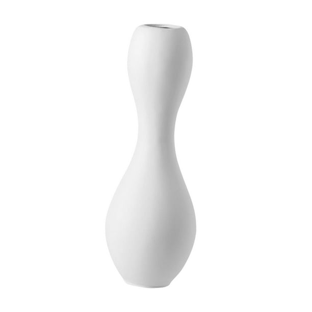 Jarrón de cerámica Perfecl Estilo Nórdico Blanco 10,5 cm Jarrón decorativo