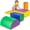 Solid Colors, variant on Best Choice Products 5-Piece Kids Climb & Crawl Soft Foam Block Playset Structures for Child Development - Multicolor