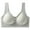 Green-womens bras, variant on Womens Front Closure Bras Soft Seamless Wireless Padded Bralettes Comfortable Full Coverage Push Up Everyday Bra