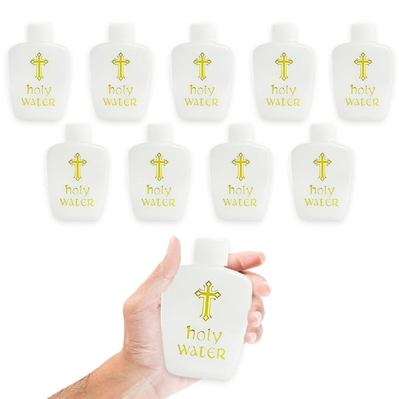 BolianOvi 10Pcs Holy Water Bottles Holy Water Empty Containers 60ml Holy Water Plastic Bottle