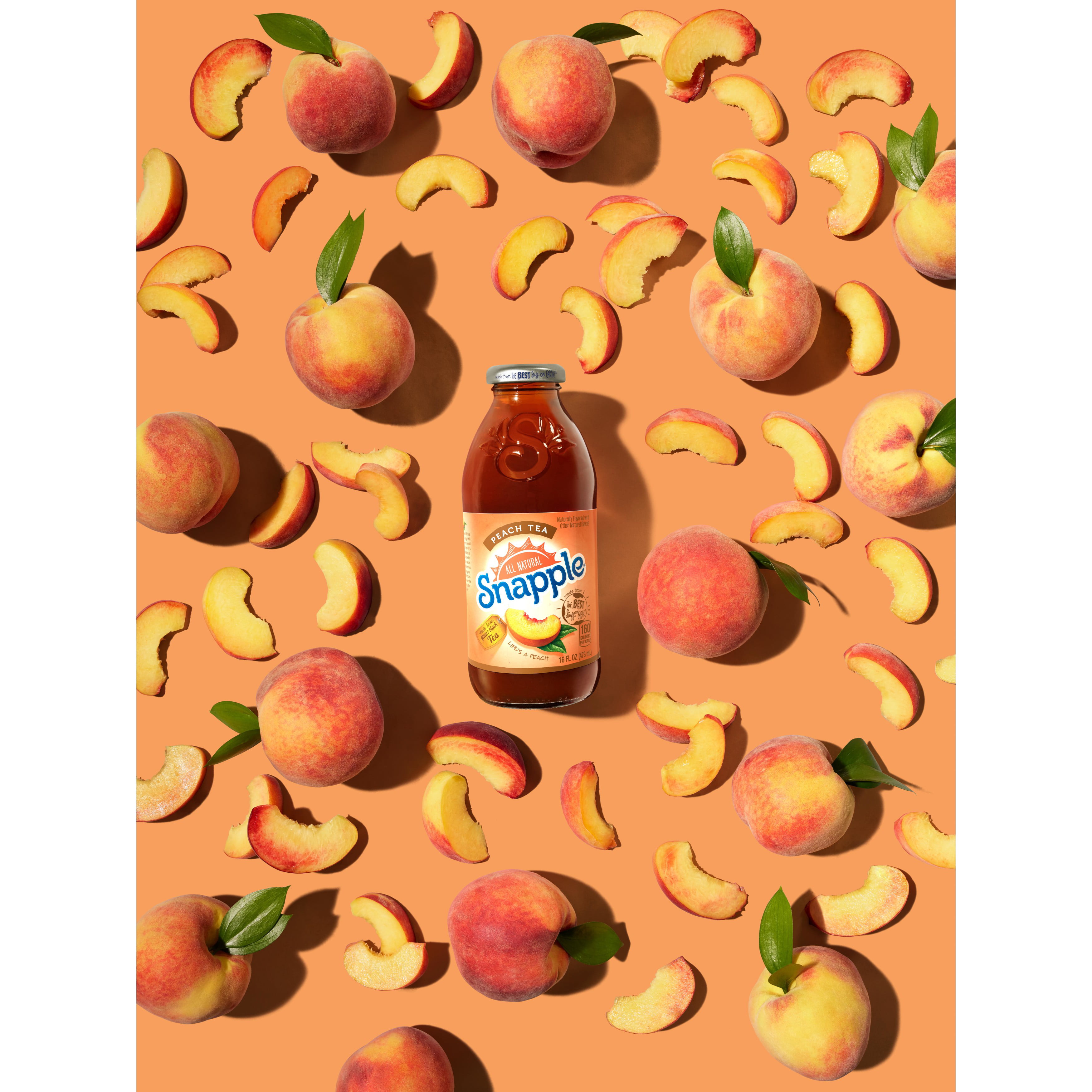Snapple All Natural Peach Tea, 6 bottles / 16 fl oz - King Soopers